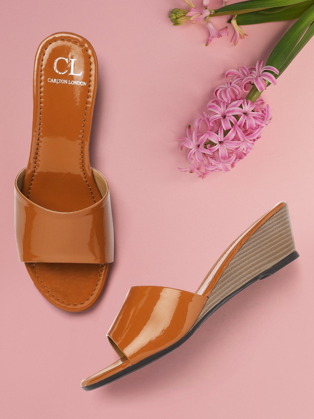 

Carlton London Women Tan Brown Solid Wedges