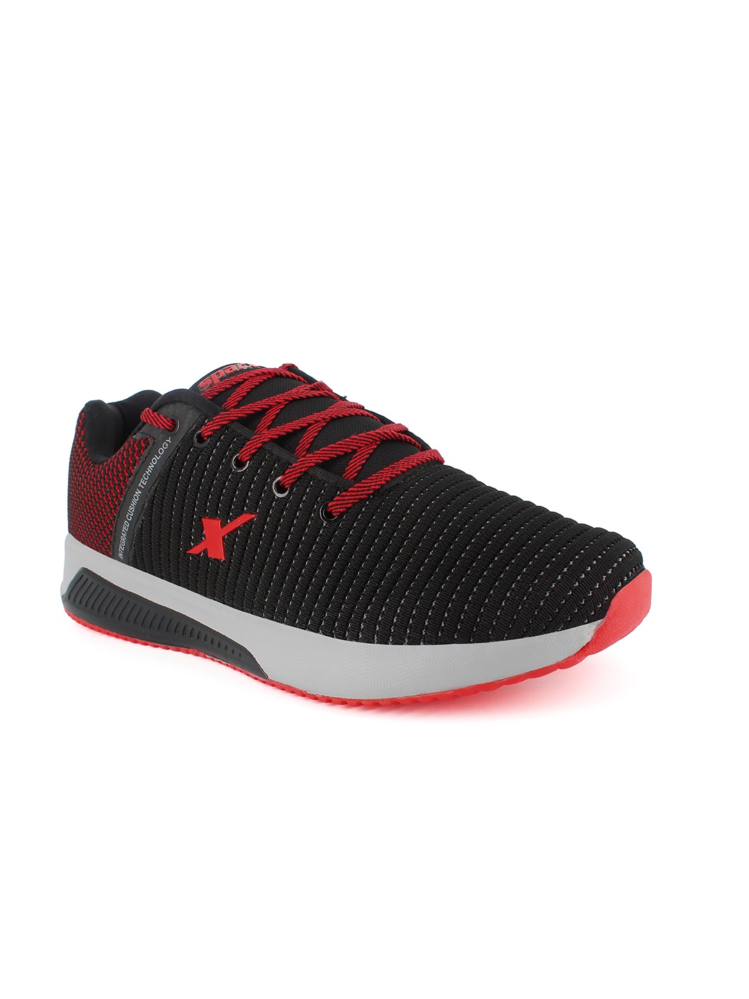 

Sparx Men Black Mesh Running Non-Marking Shoes