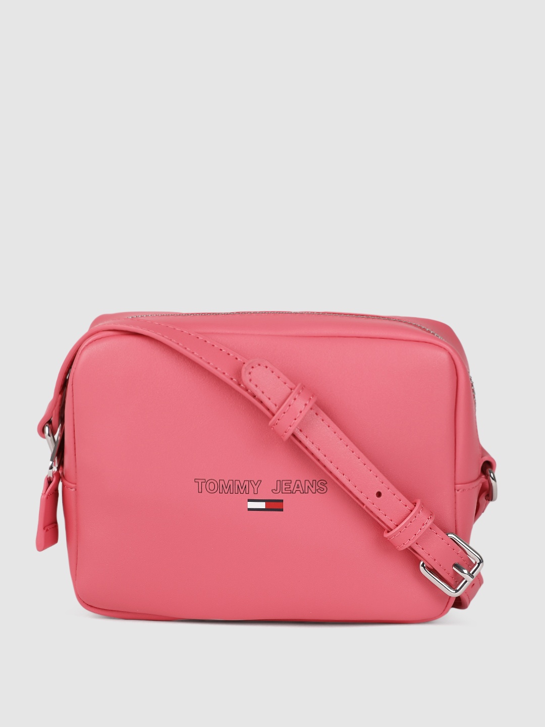 

Tommy Hilfiger Pink Solid Sling Bag