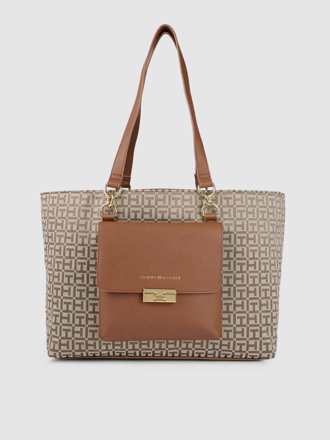 

Tommy Hilfiger Brown FRANCESCA II Printed Shoulder Bag
