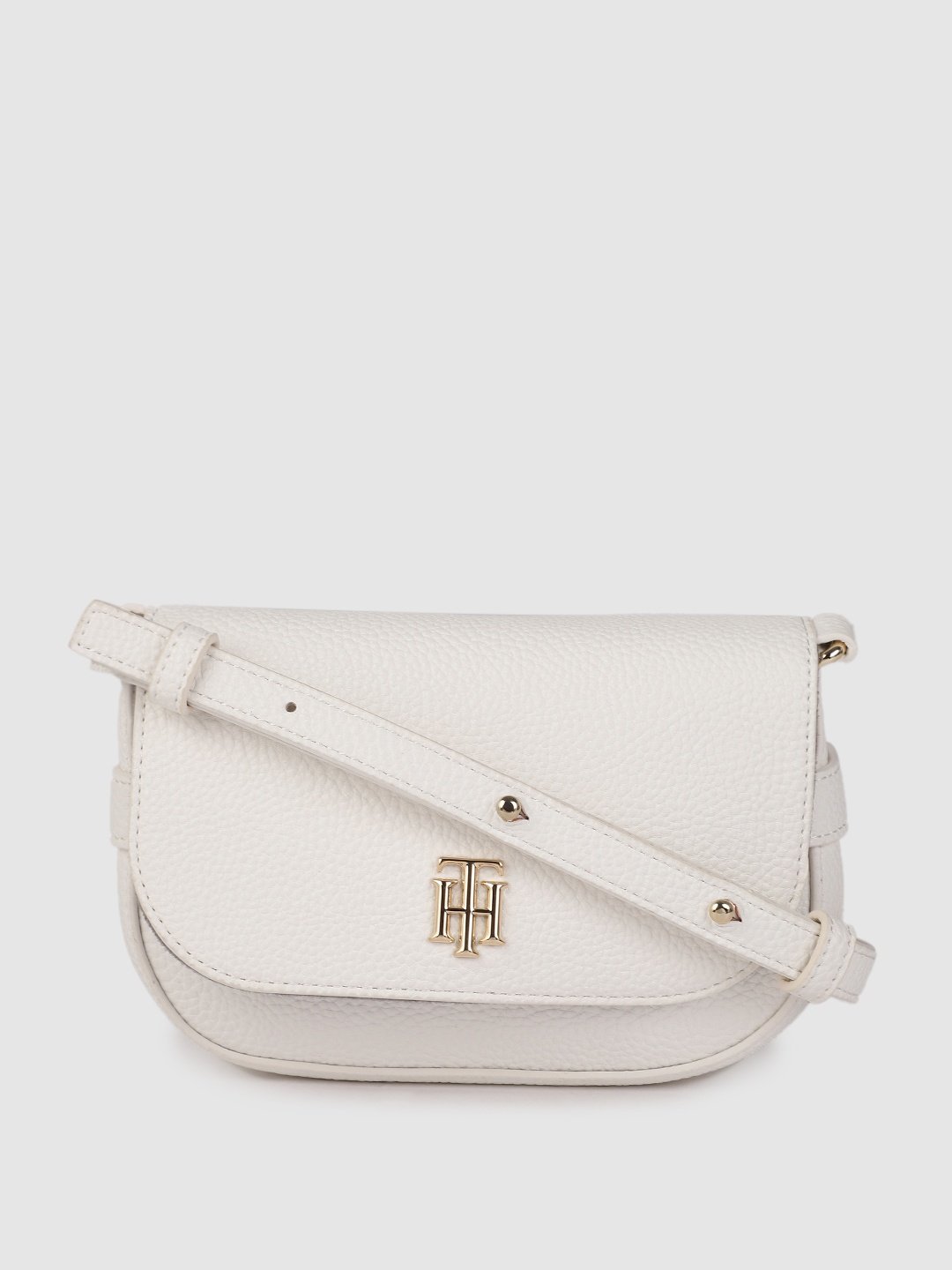 

Tommy Hilfiger White Solid Sling Bag