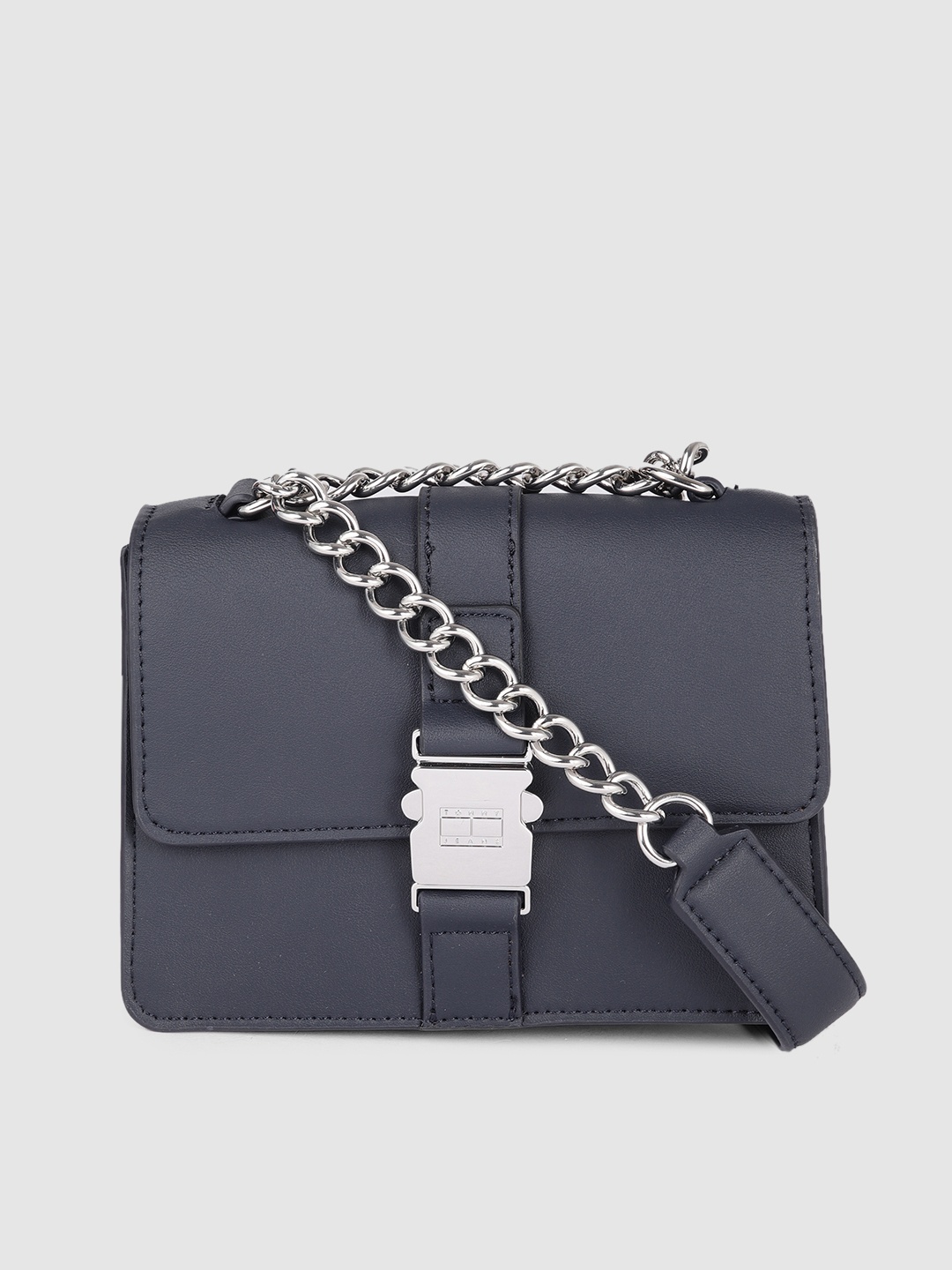 

Tommy Hilfiger Blue Solid Sling Bag