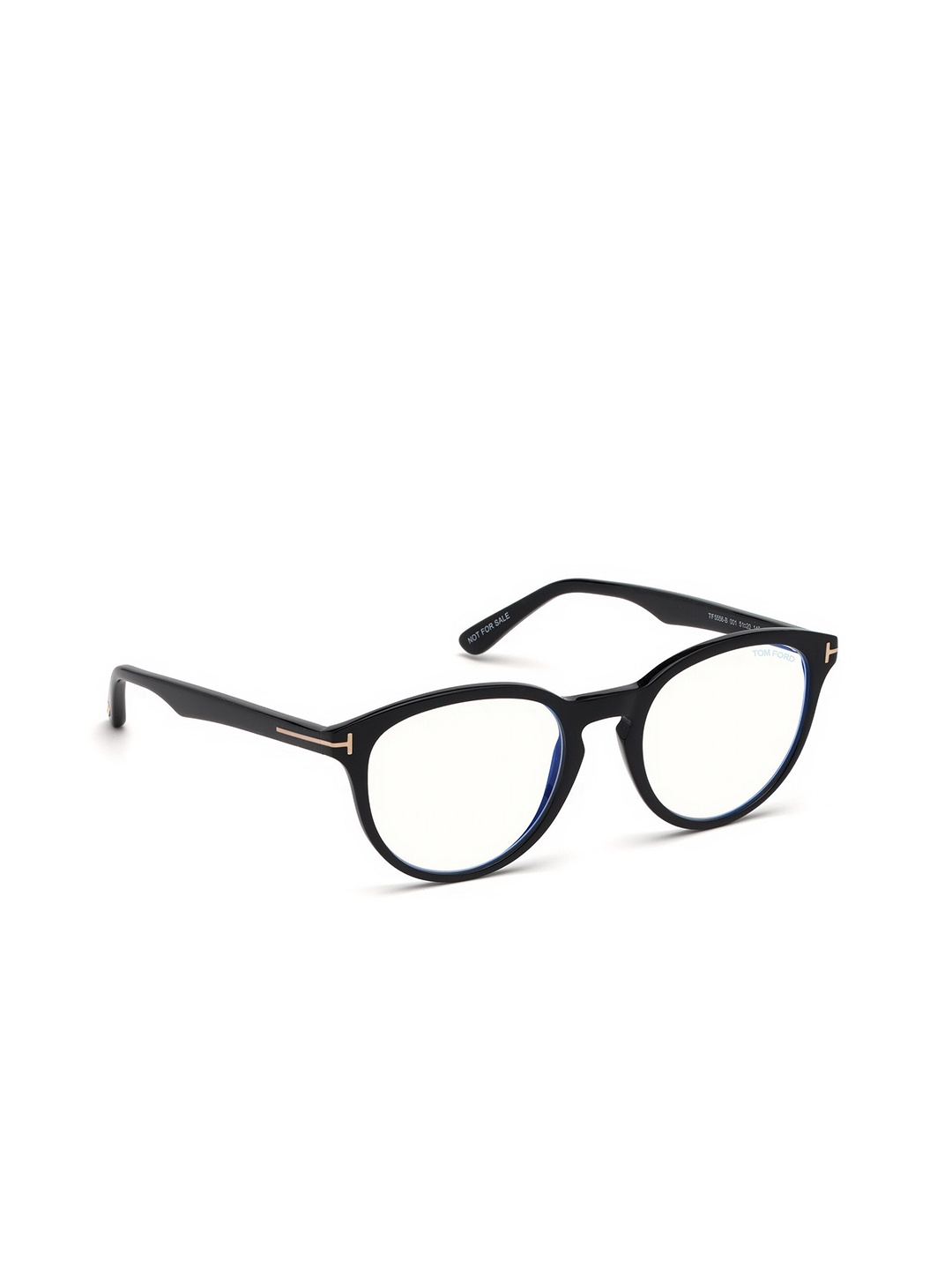 

Tom Ford Unisex Transparent & Black Frame