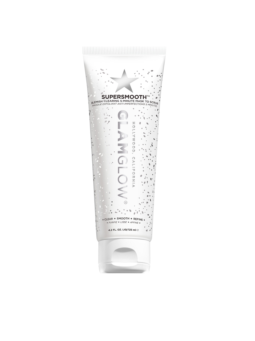 

GLAMGLOW SuperSmooth Blemish Clearing 5-Minute Mask to Scrub 125 ml, White