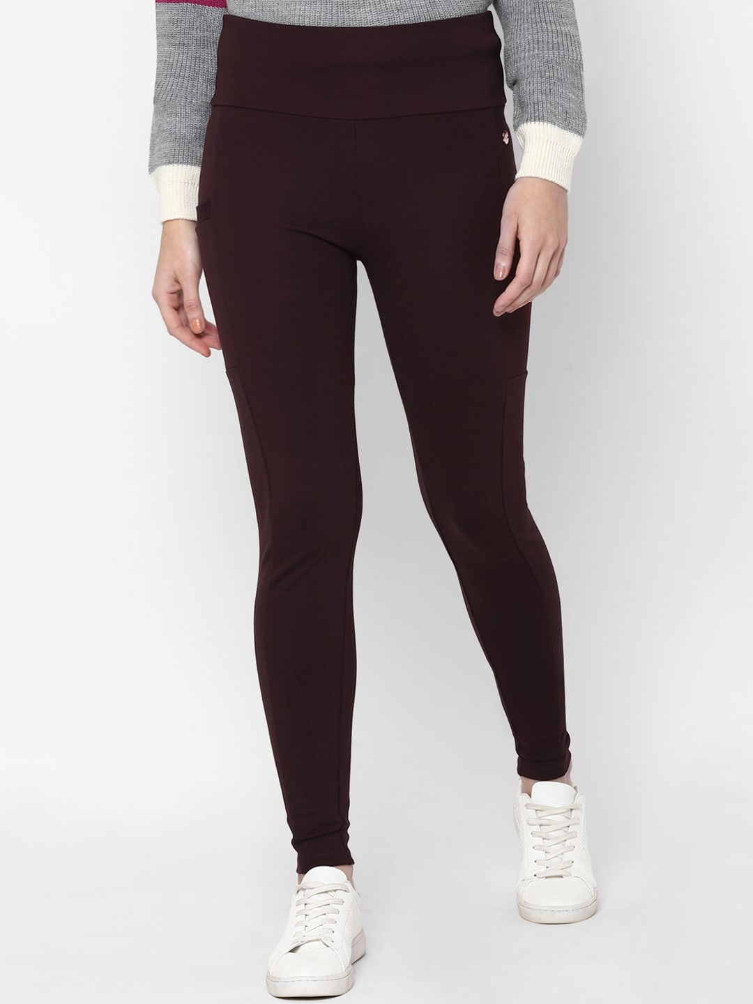 

Allen Solly Woman Women Brown Trousers