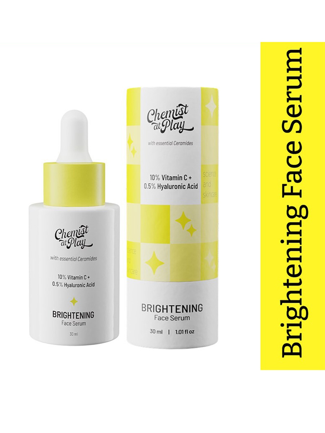 

Chemist at Play Beginners Brightening Face Serum with Ceramide 30 ml, Transparent