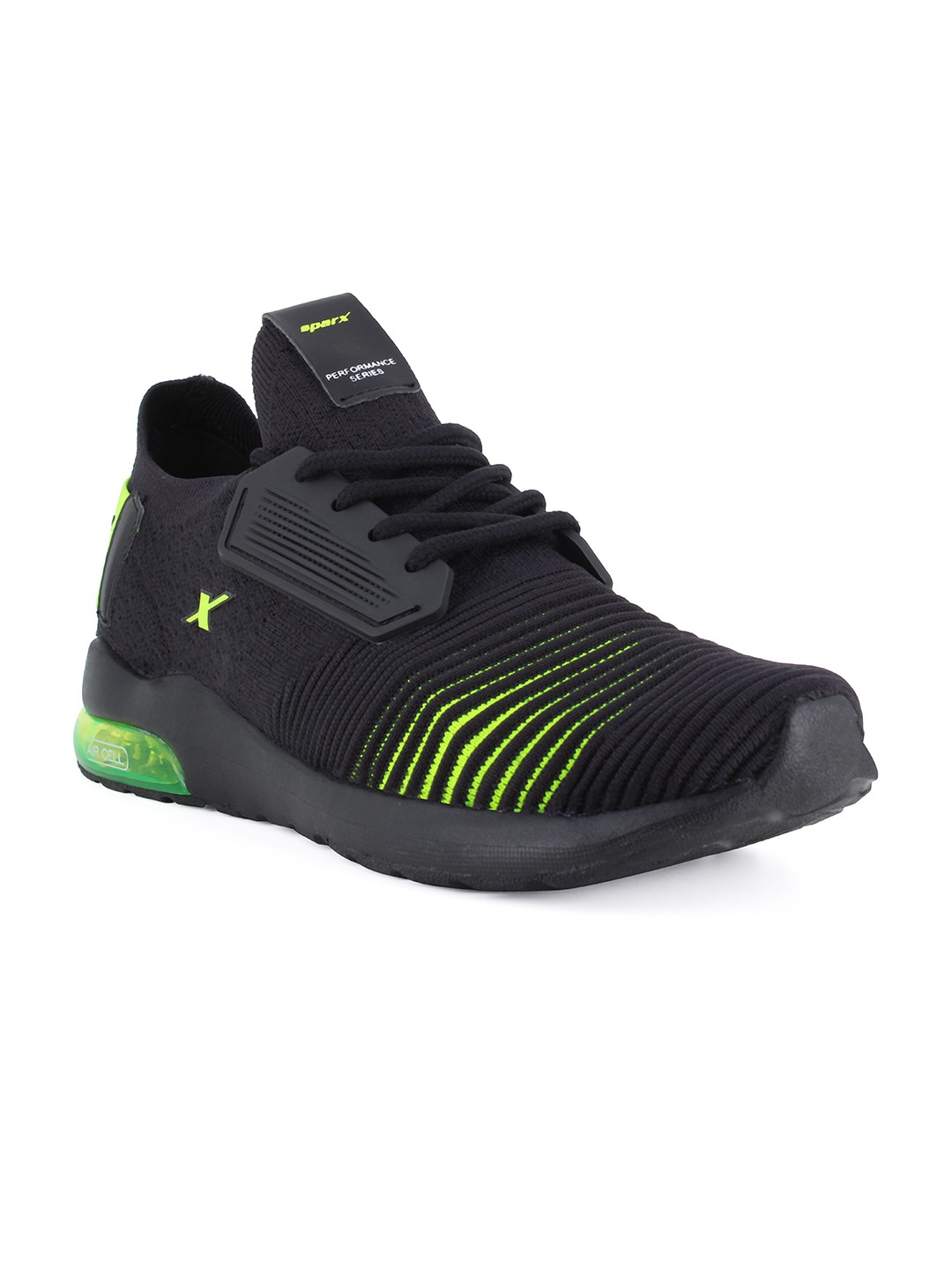 

Sparx Men Black Mesh Running Non-Marking Shoes