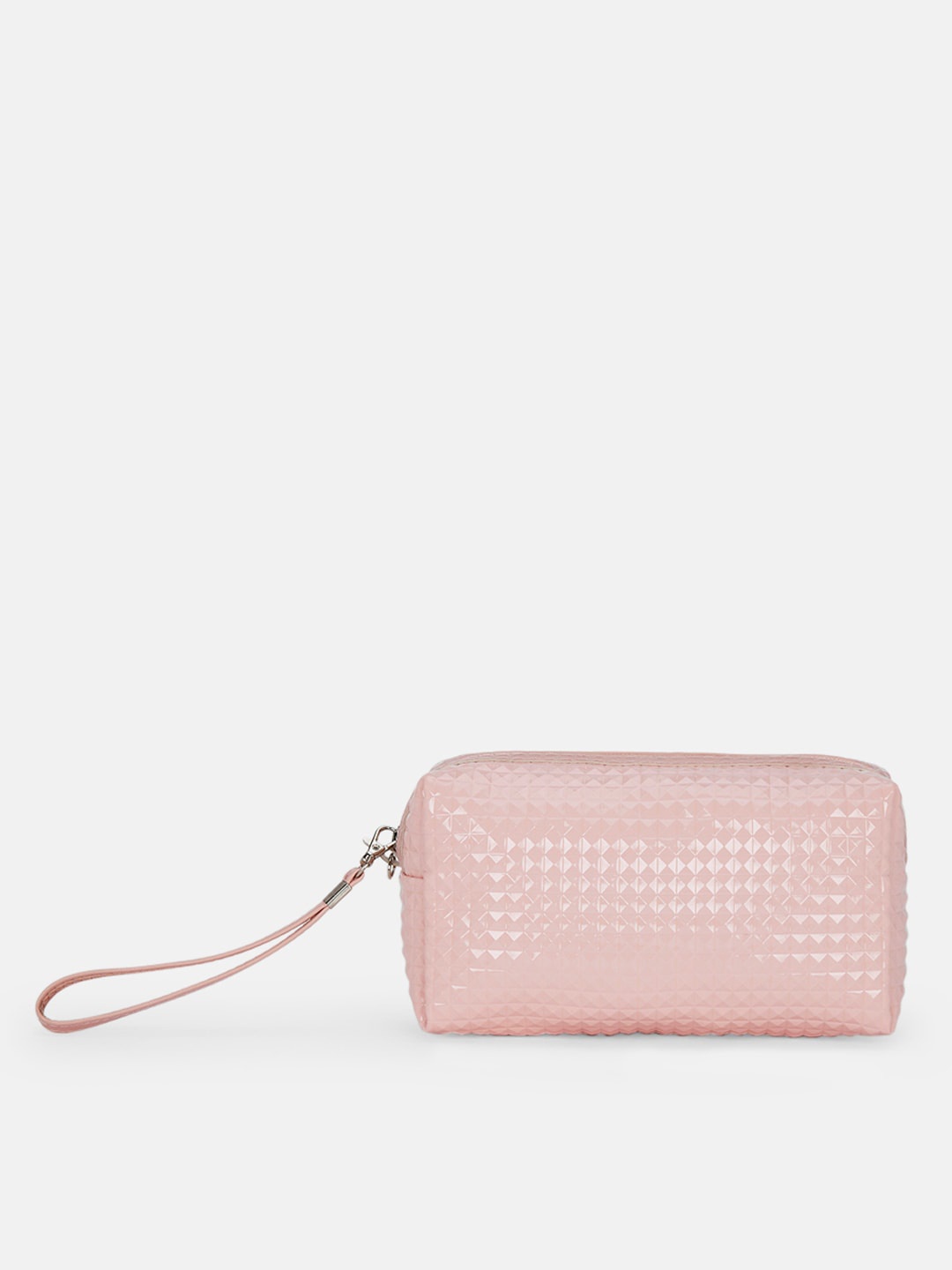 

Forever Glam by Pantaloons Women Pink Textured Travel Pouch