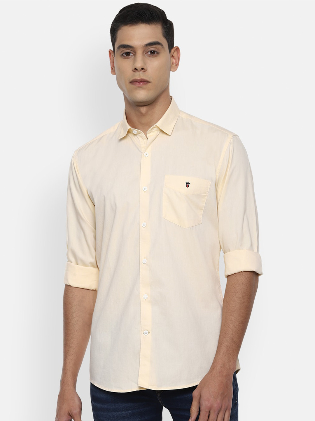 

Louis Philippe Sport Men Yellow Slim Fit Casual Shirt