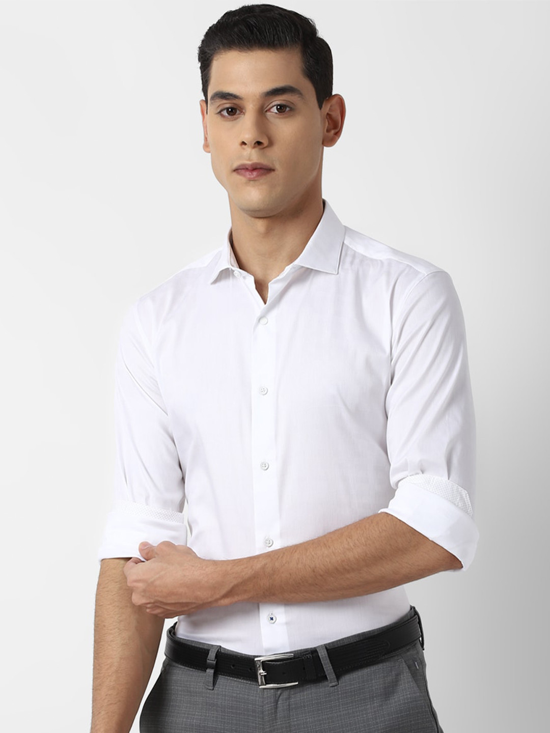 

Louis Philippe Sport Men White Slim Fit Pure Cotton Casual Shirt