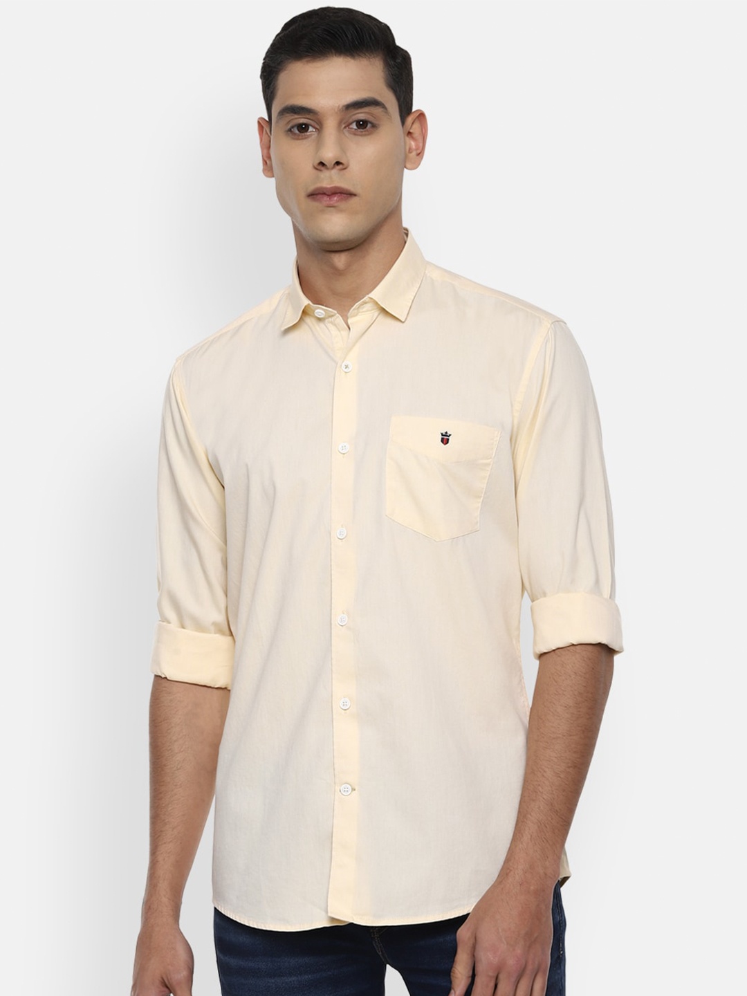

Louis Philippe Sport Men Yellow Slim Fit Casual Shirt