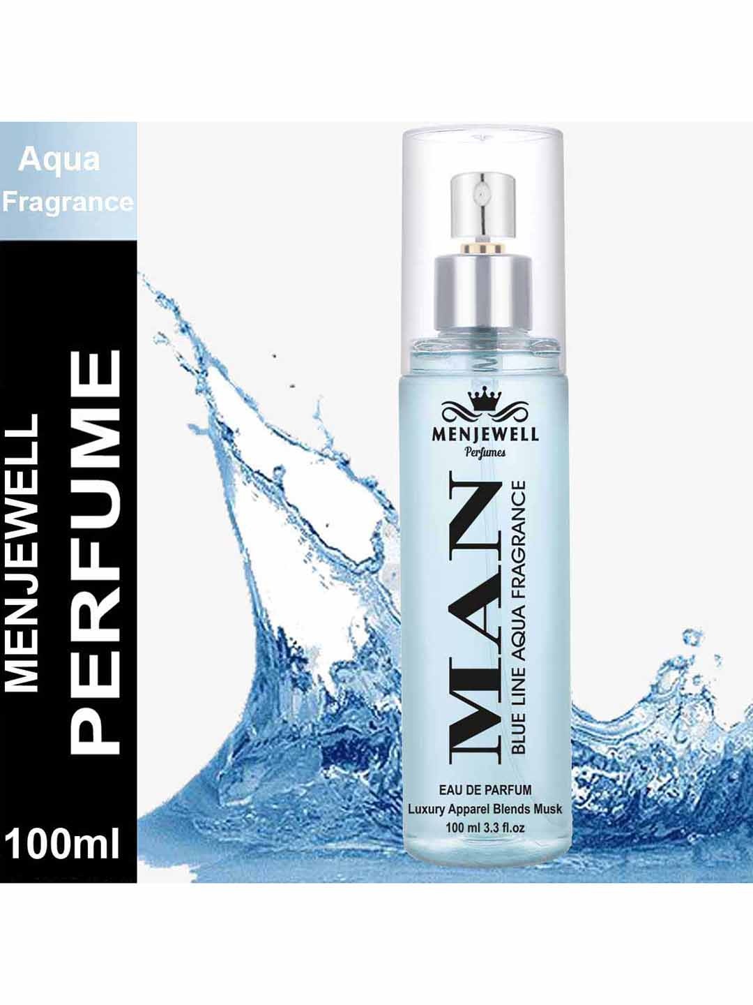 

Menjewell Men Blueline Aqua Eau de Parfum 100 ml, Transparent