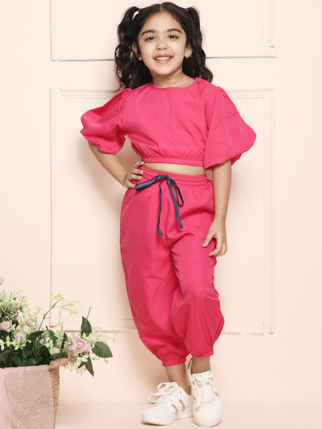 

LilPicks Kids Pink Co-Ords Set