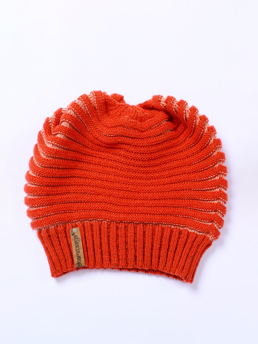 

Bharatasya Unisex Kids Orange Beanie