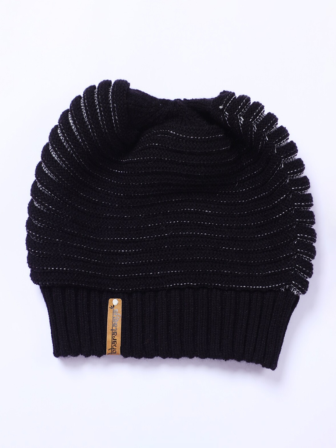 

Bharatasya Unisex Kids Black Beanie