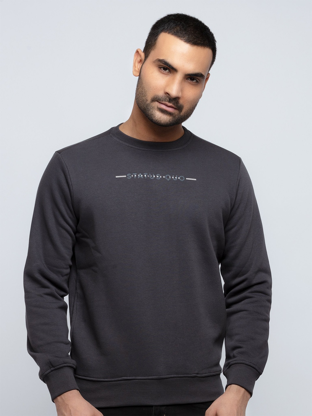 

Status Quo Men Charcoal Sweatshirt