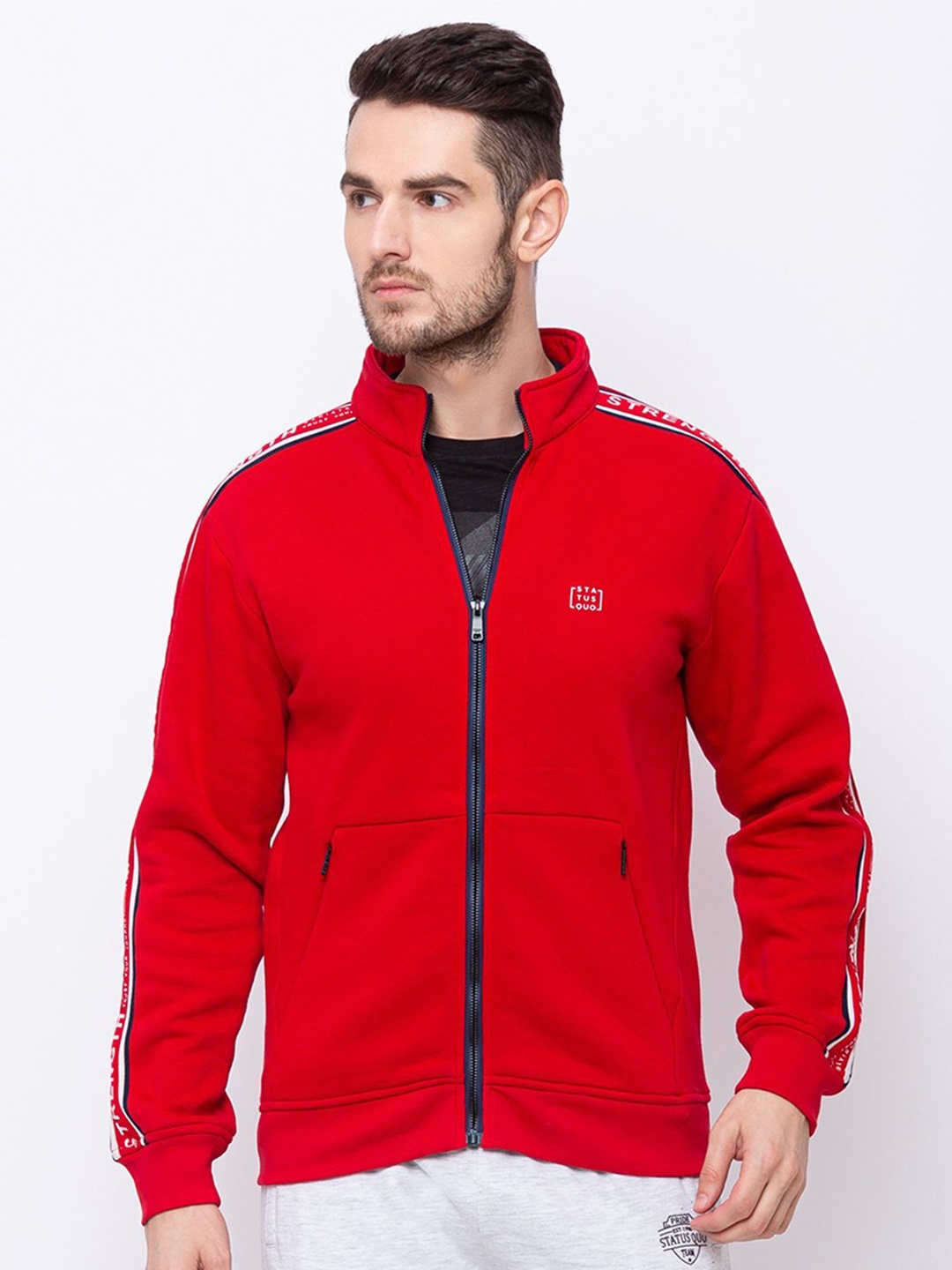 

Status Quo Men Red Sweatshirt