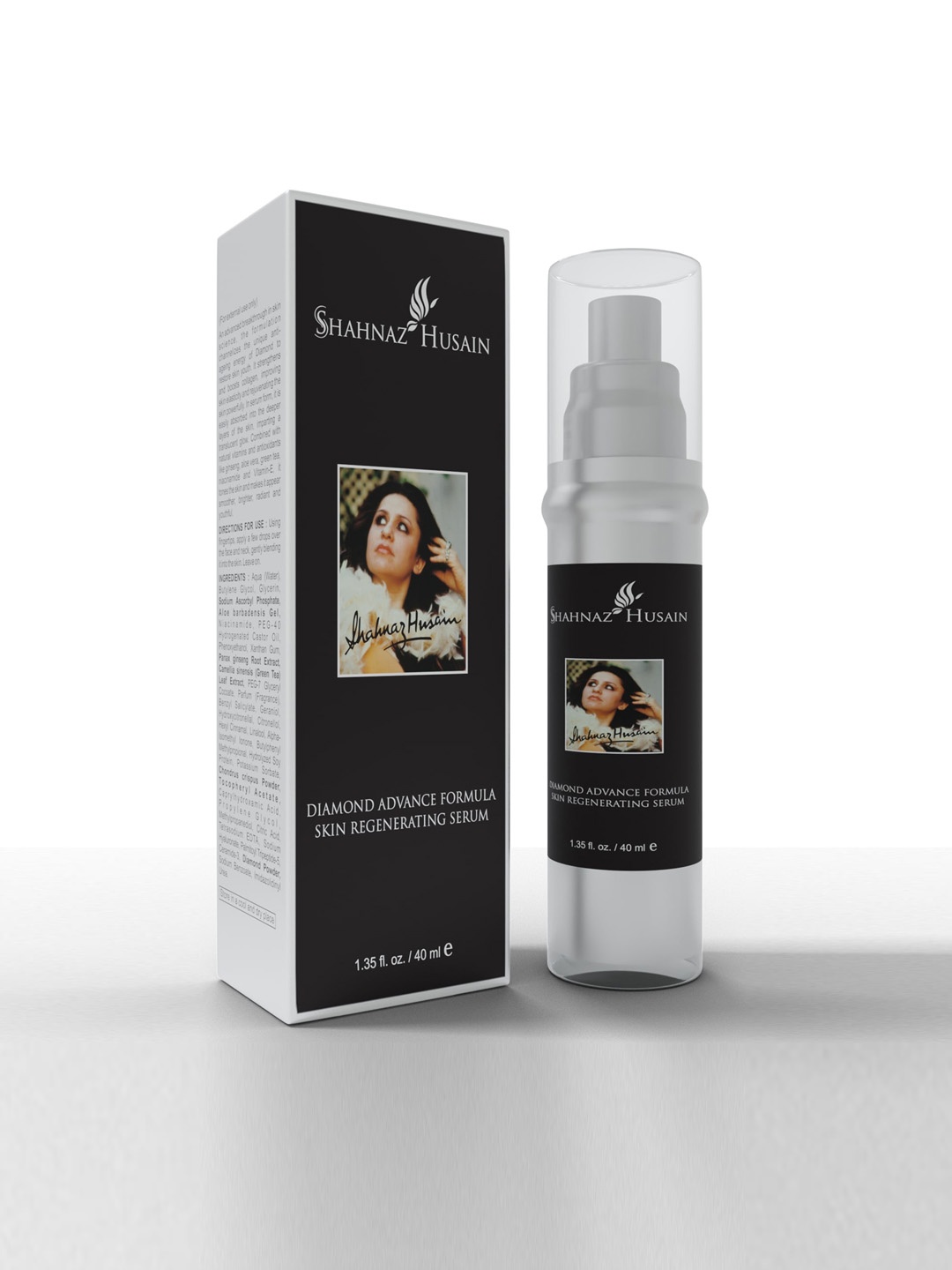 

Shahnaz Husain Diamond Advance Formula Skin Regenerating Serum 40ml, Transparent