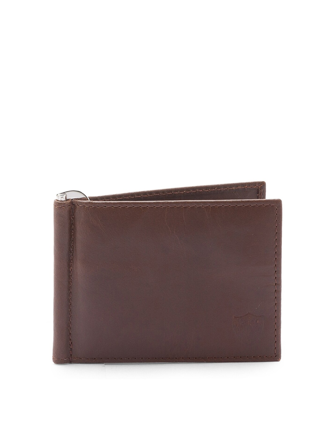 

Being Human Men Brown Leather Card Holder