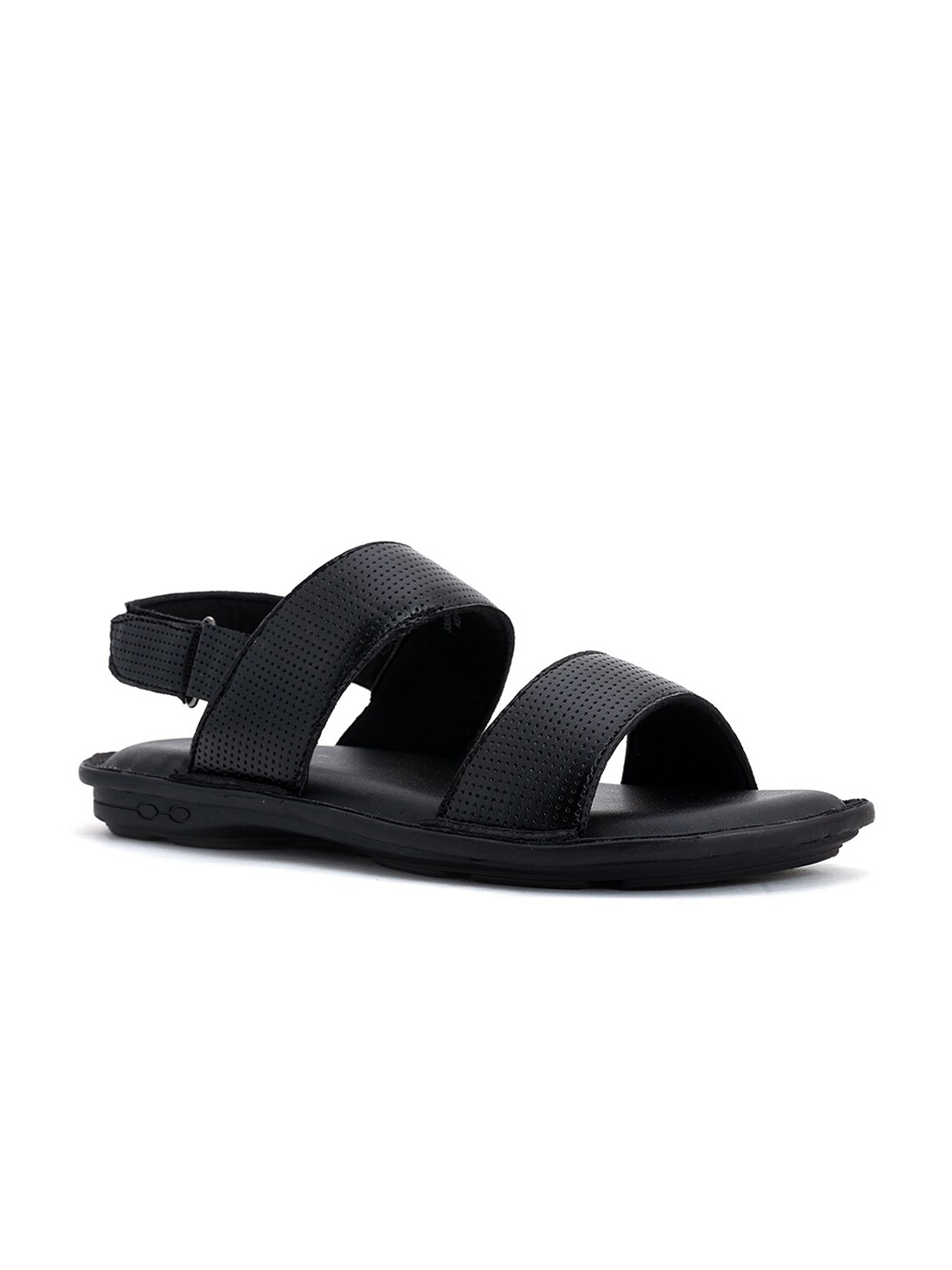 

Khadims Men Black Comfort Sandals