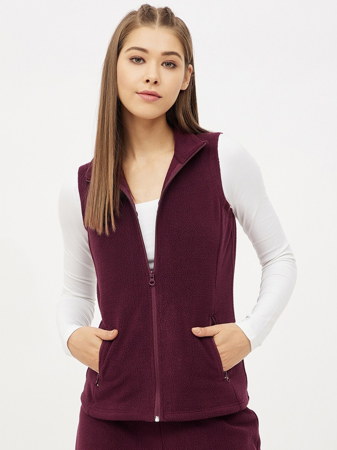 

Harpa Women Maroon Sweatshirt