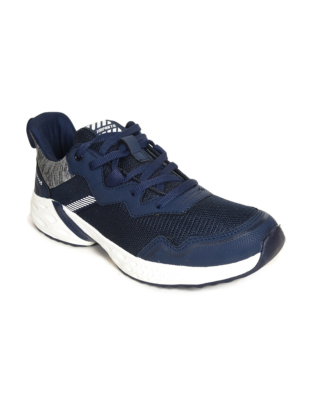 

IMPAKTO Men Blue Mesh Running Non-Marking Shoes