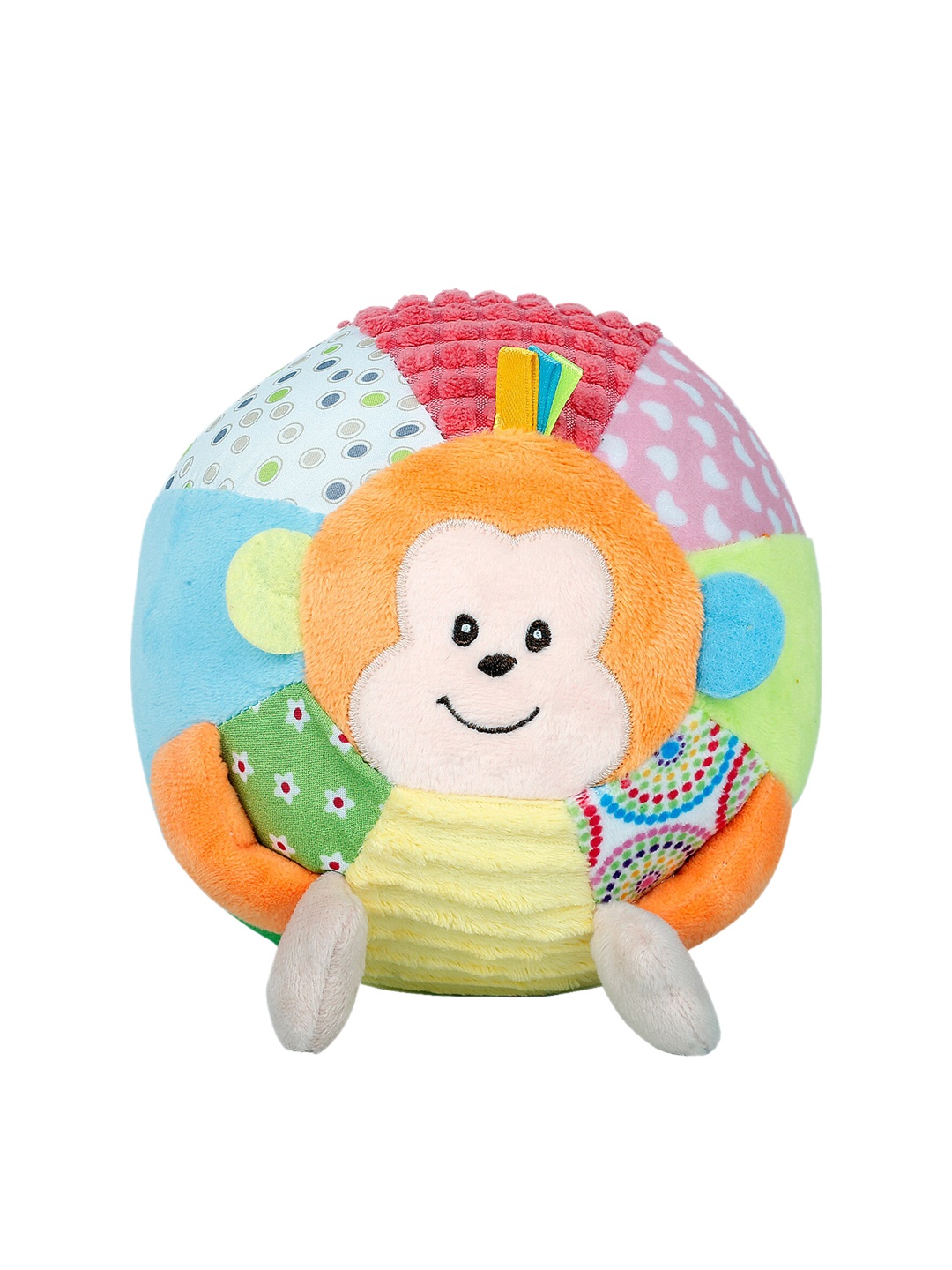 

Baby Moo Multicolour Monkey Fun Musical Toy Ball, Multi