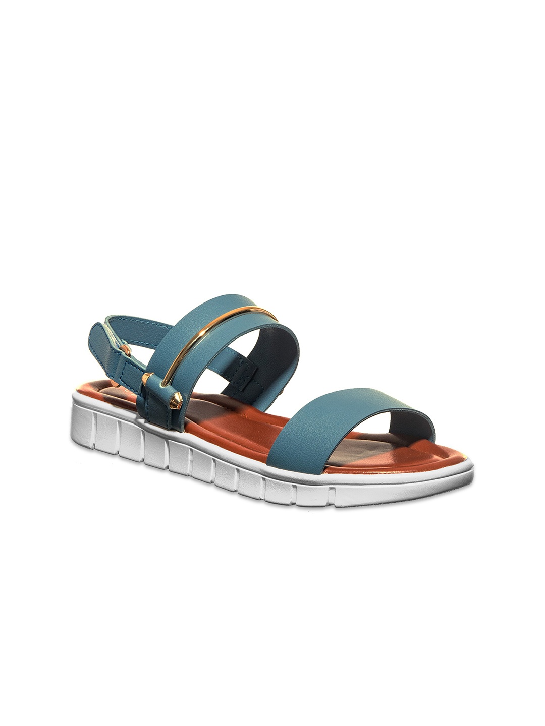 

Khadims Women Blue Open Toe Flats