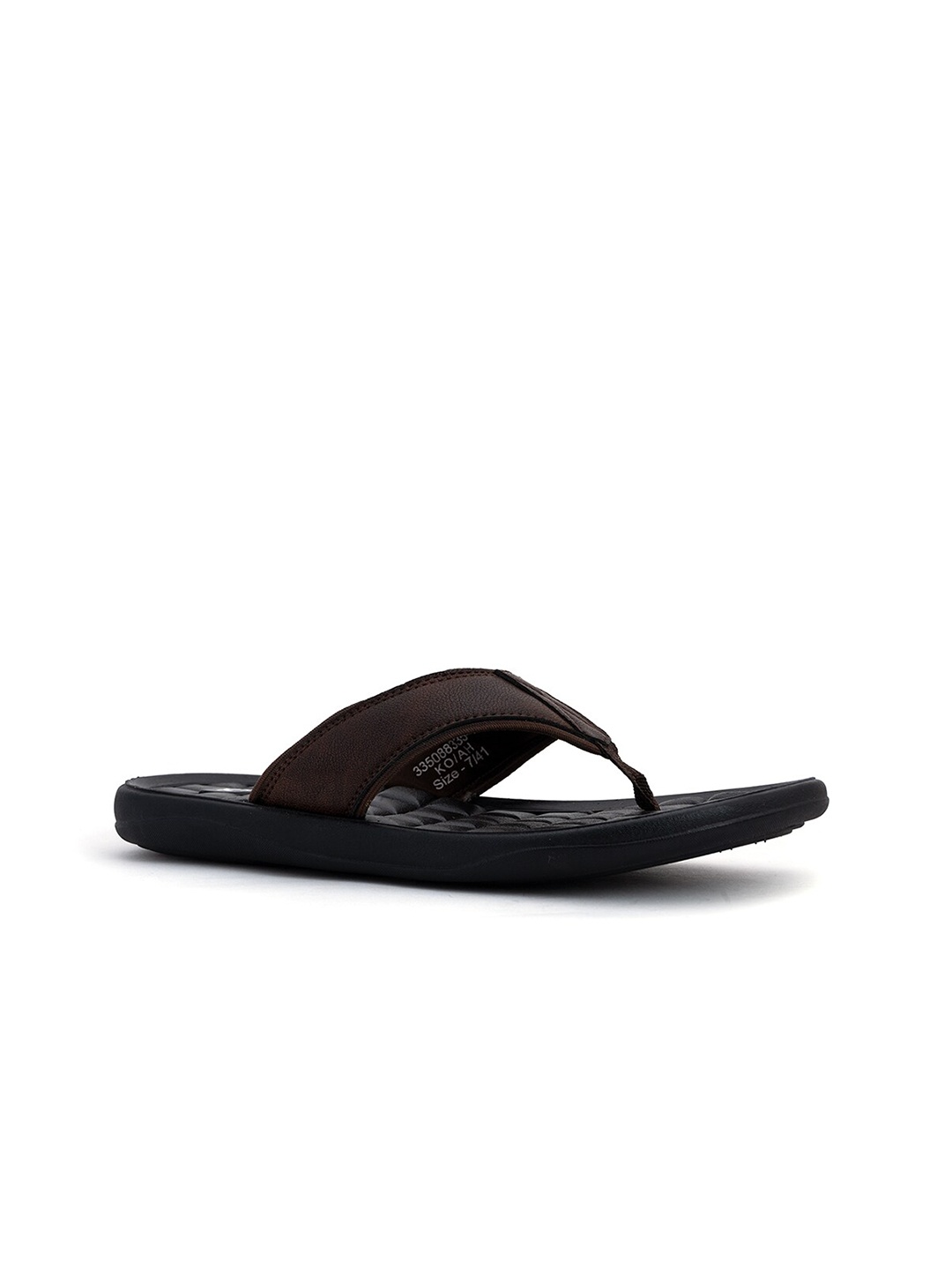 

Khadims Men Brown Thong Flip-Flops