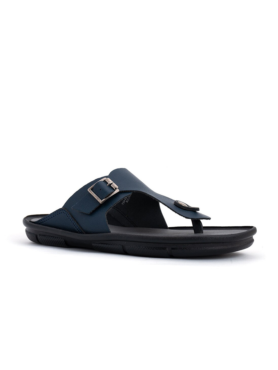 

Khadims Men Navy Blue & Black Thong Flip-Flops