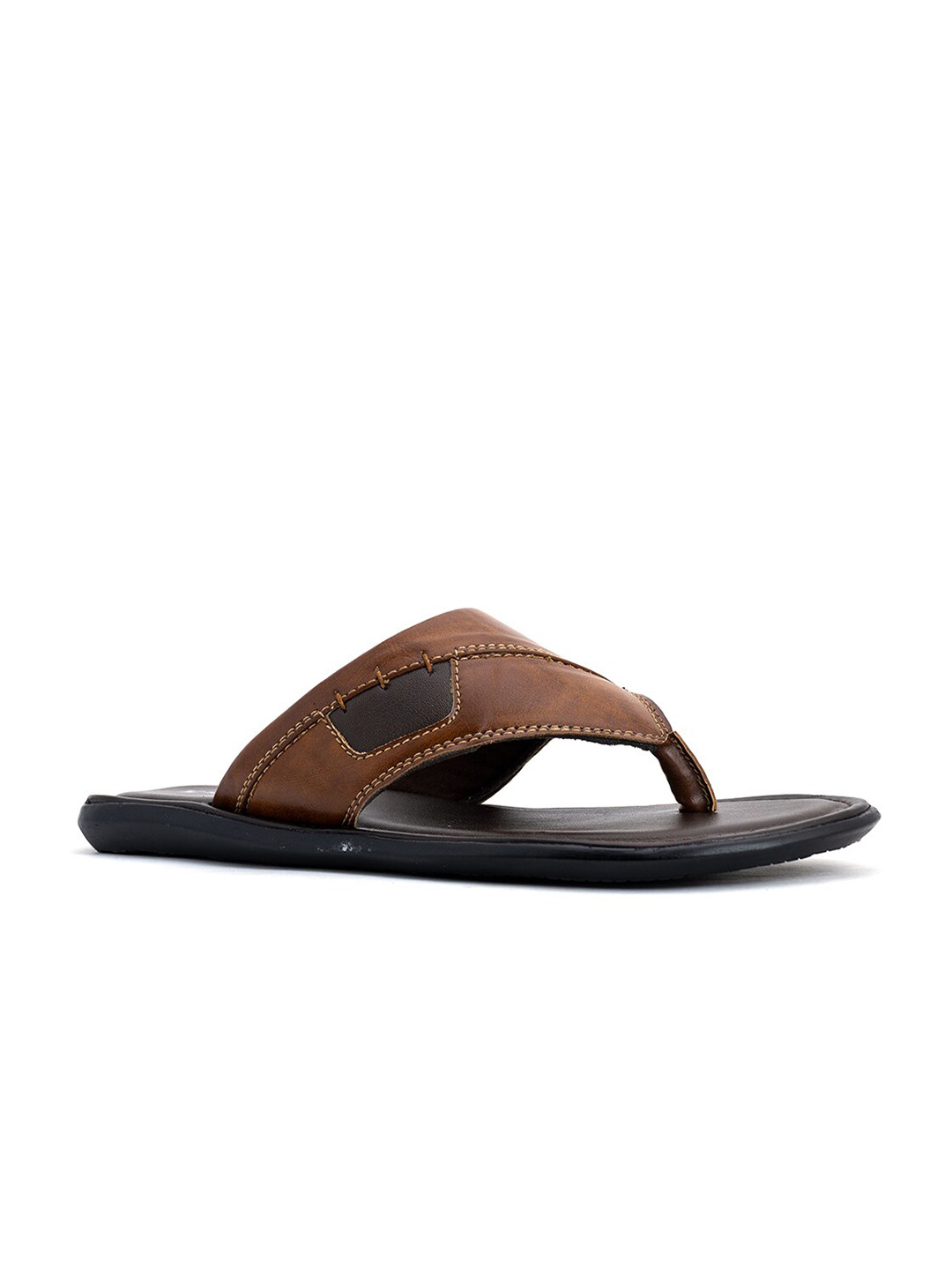 

Khadims Men Brown Thong Flip-Flops