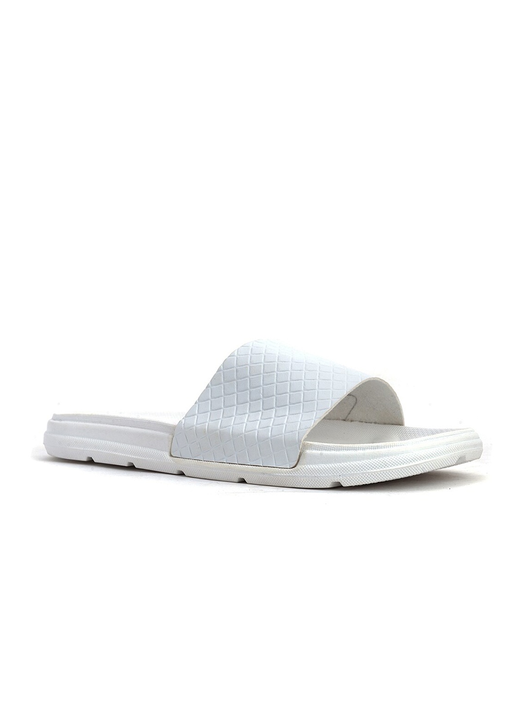 

Khadims Men White Sliders