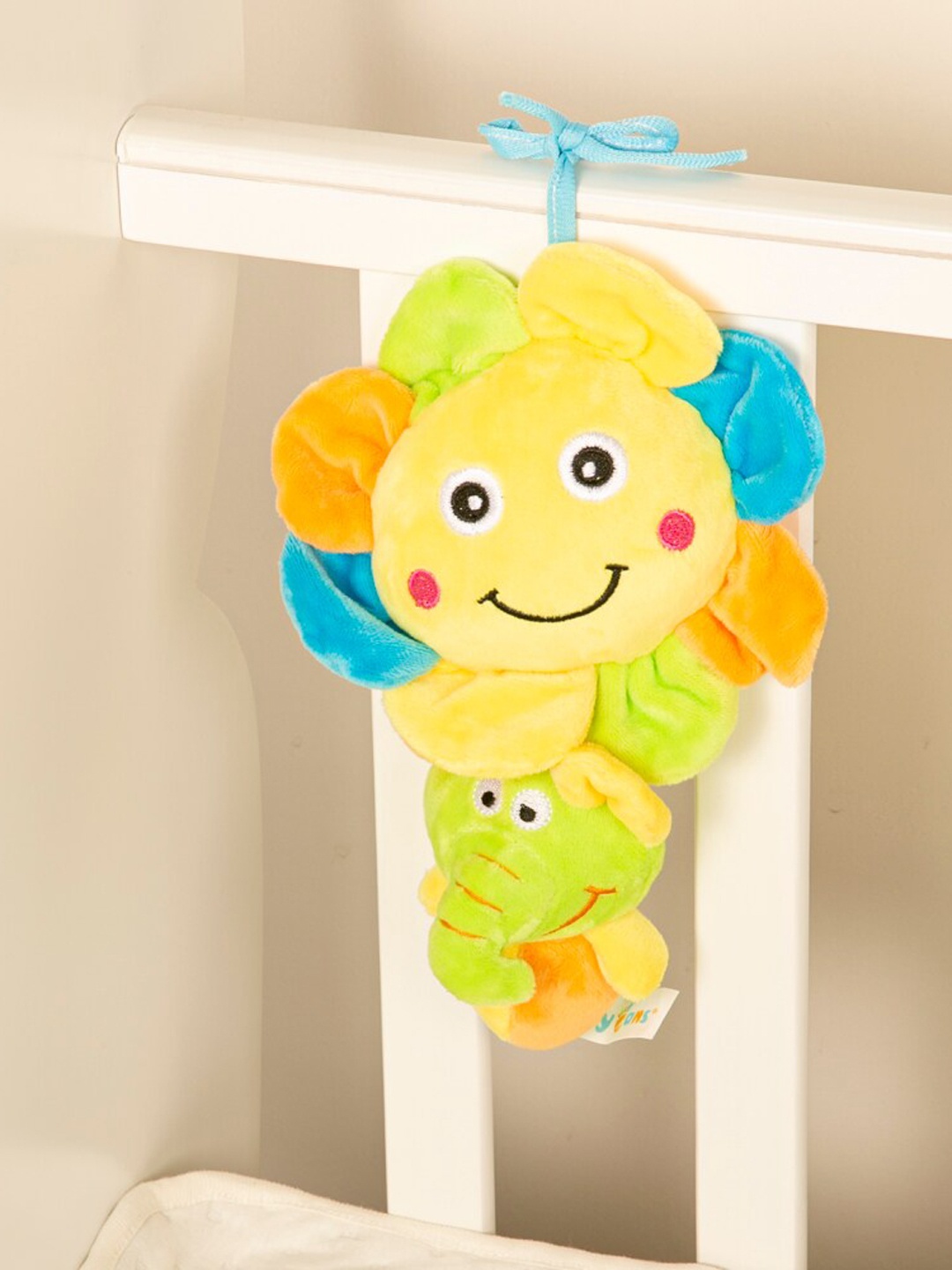 

Baby Moo Kids Yellow & Green Sunflower Pulling Toy