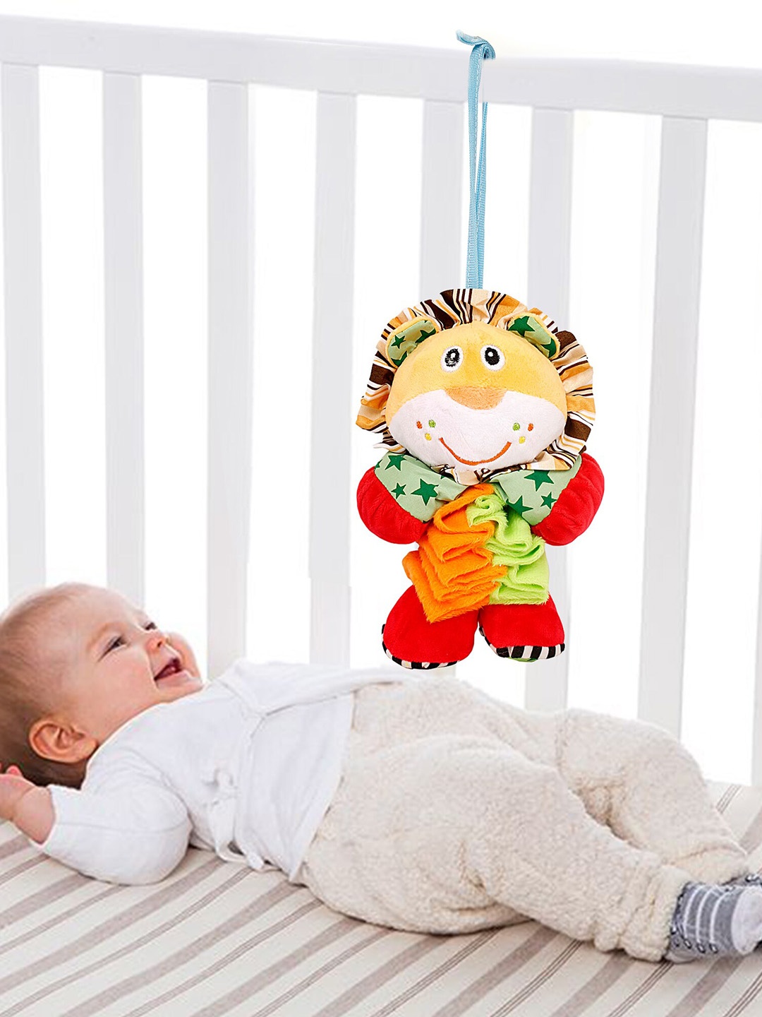 

Baby Moo Kids Yellow & Red Lion Soft Toy