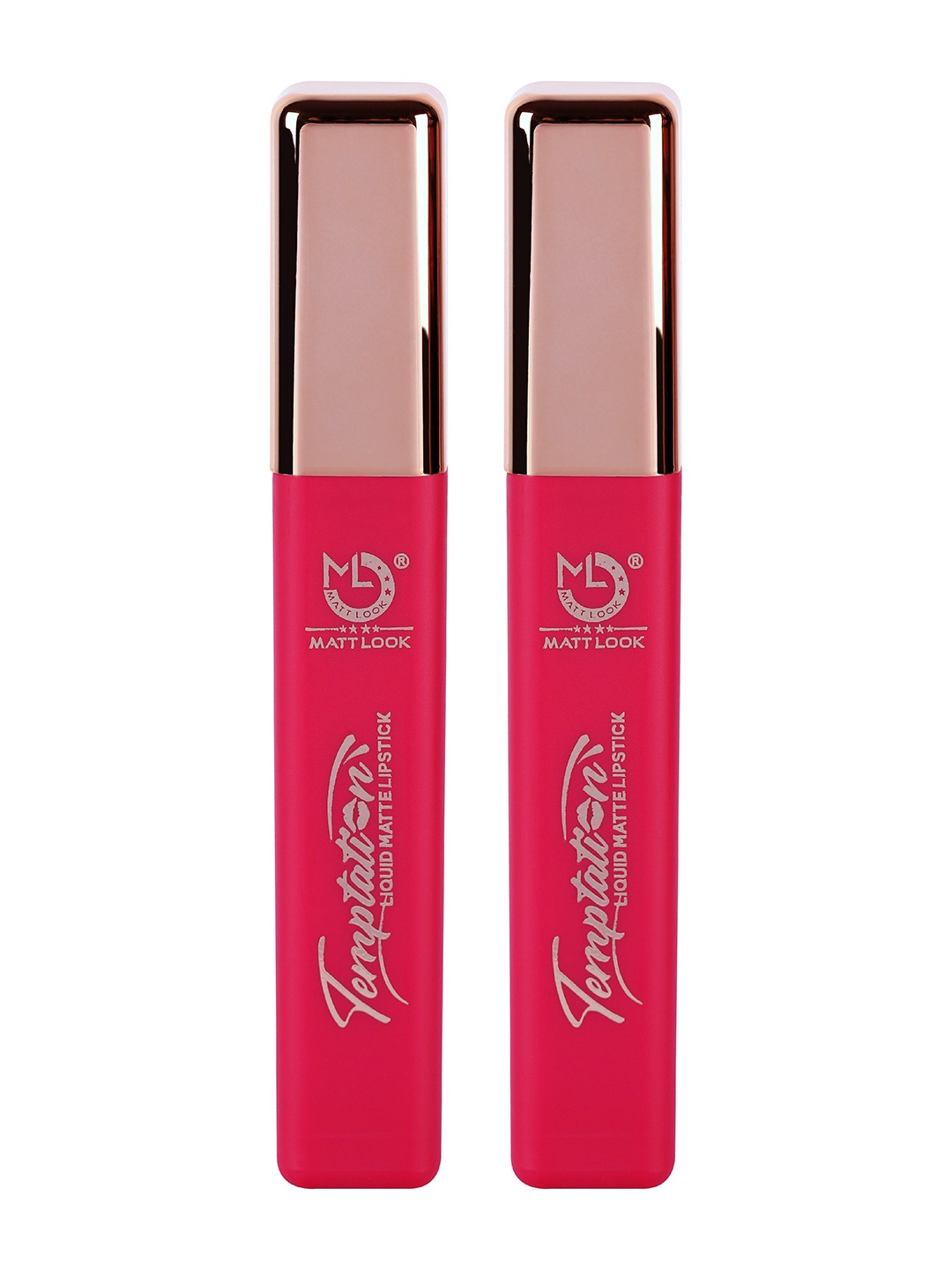 

MATTLOOK Lip Makeup Temptation Liquid Matte Lipstick - Blood Red (Pack of 2)