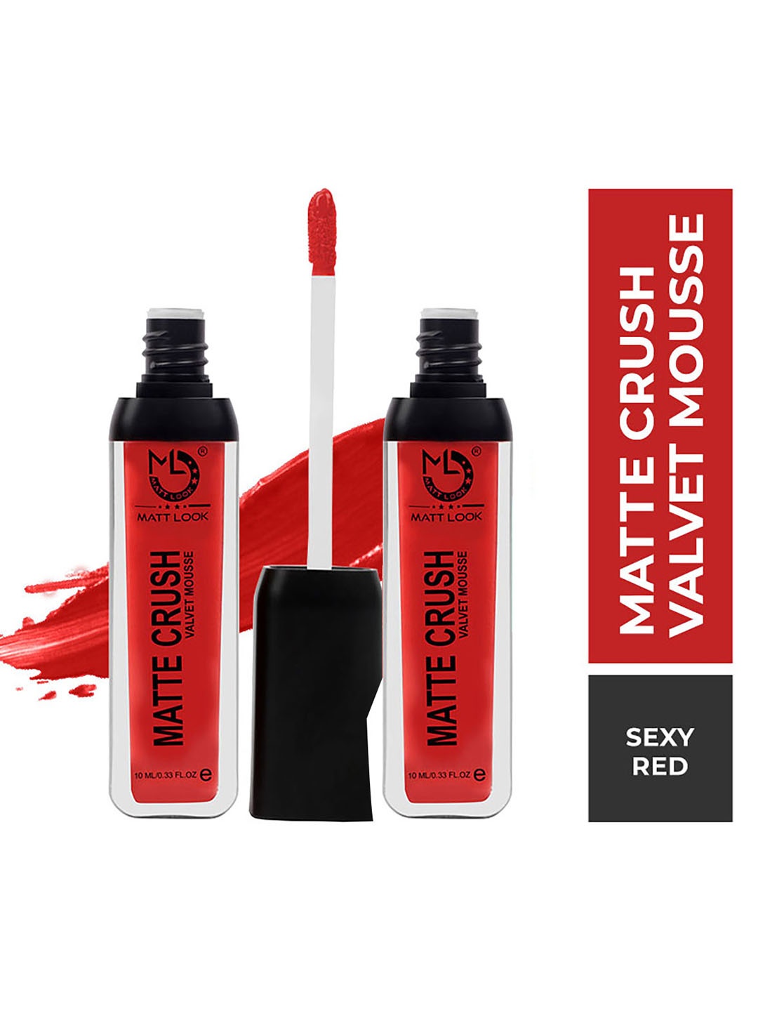 

MATTLOOK Red Matte Crush Velvet Mousse Lipstick - Sexy Red