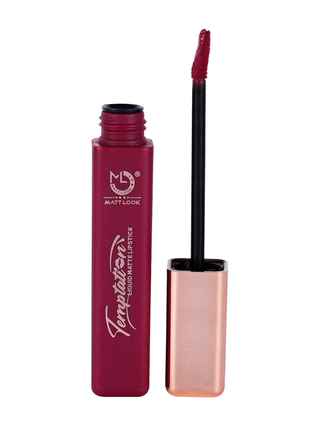 

MATTLOOK Lip Makeup Temptation Liquid Matte Lipstick - Black Cherry (Pack of 2)