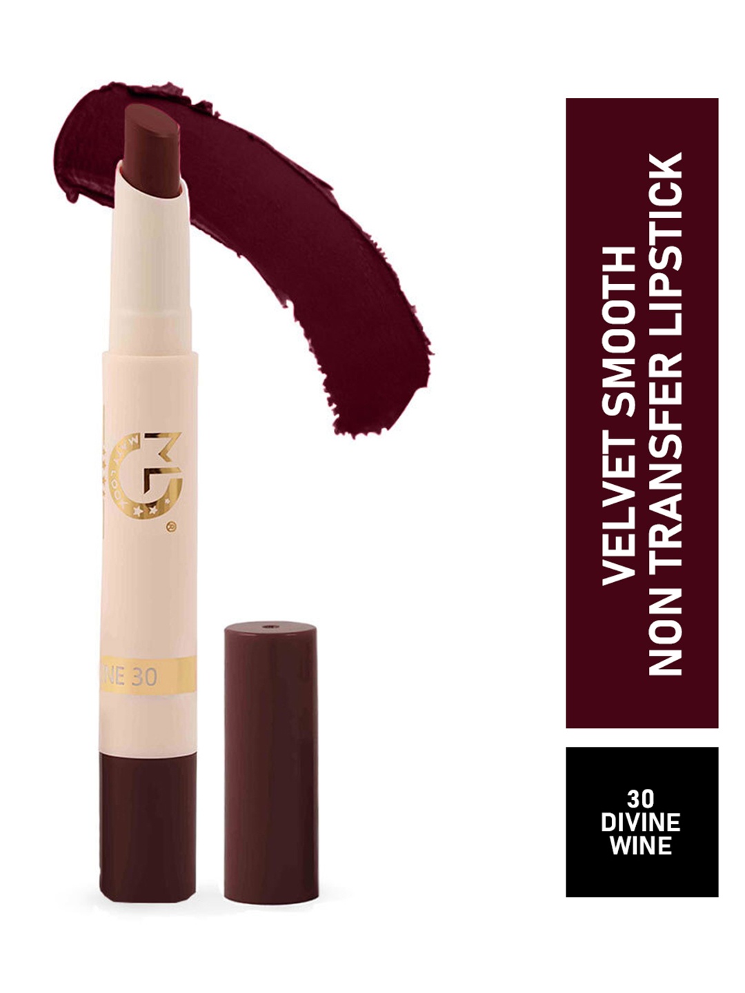 

MATTLOOK Velvet Smooth No Transfer Lipstick - Divine Wine, Maroon