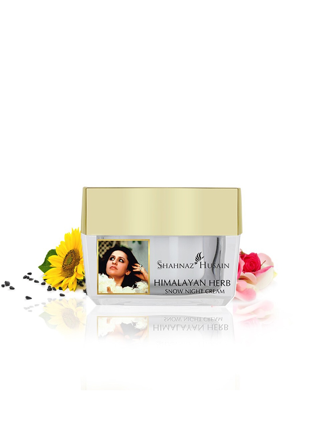 

Shahnaz Husain Himalayan Herb Snow Night Cream Plus 40 g, White
