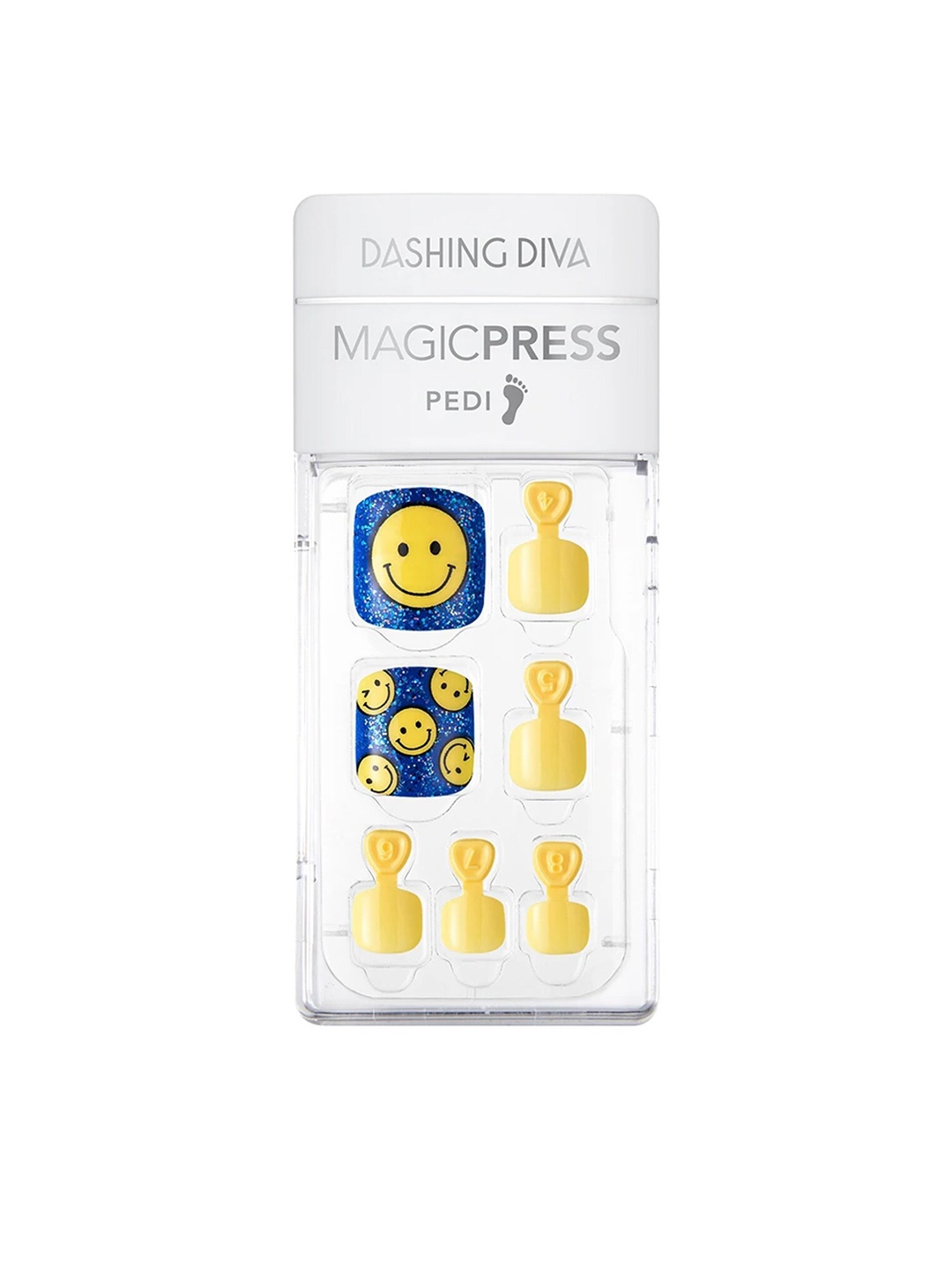 

Dashing Diva Women Yellow Magicpress Just Smile Pedicure Set