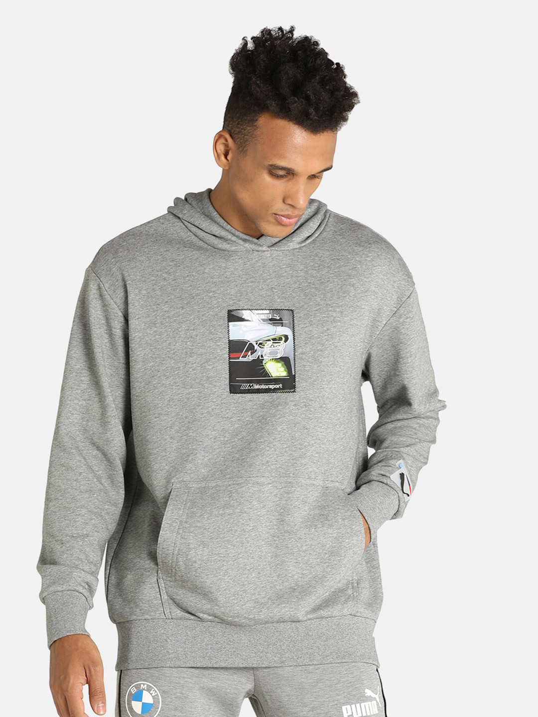 

PUMA Motorsport Men Grey BMW MMS Street Motorsports Sweatshirt