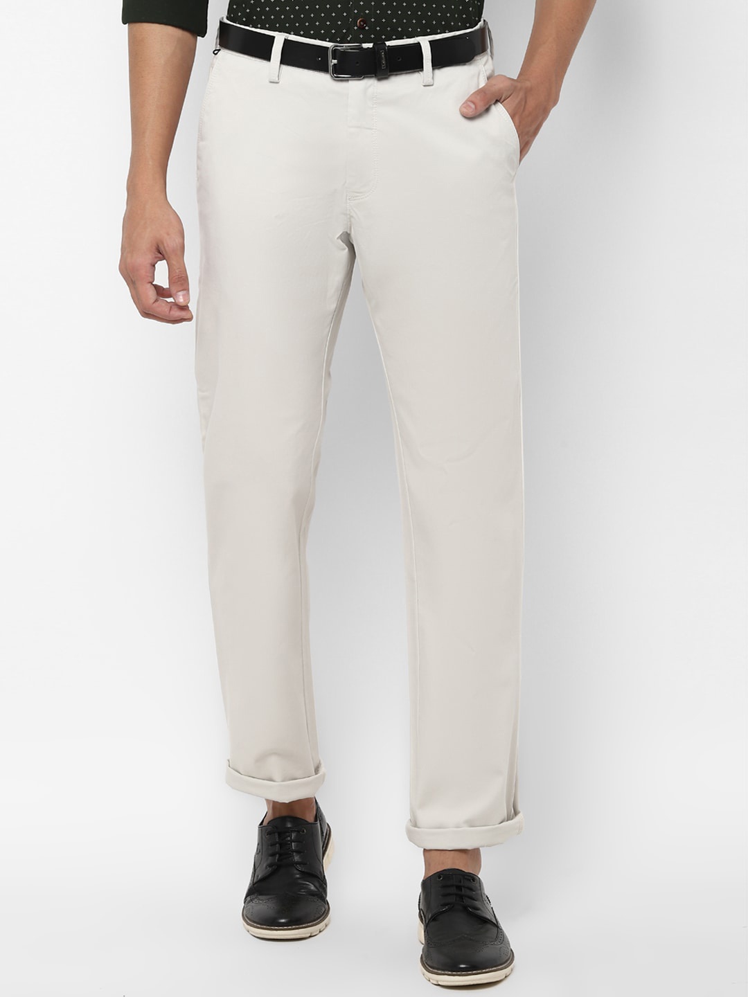 

Allen Solly Men White Trousers