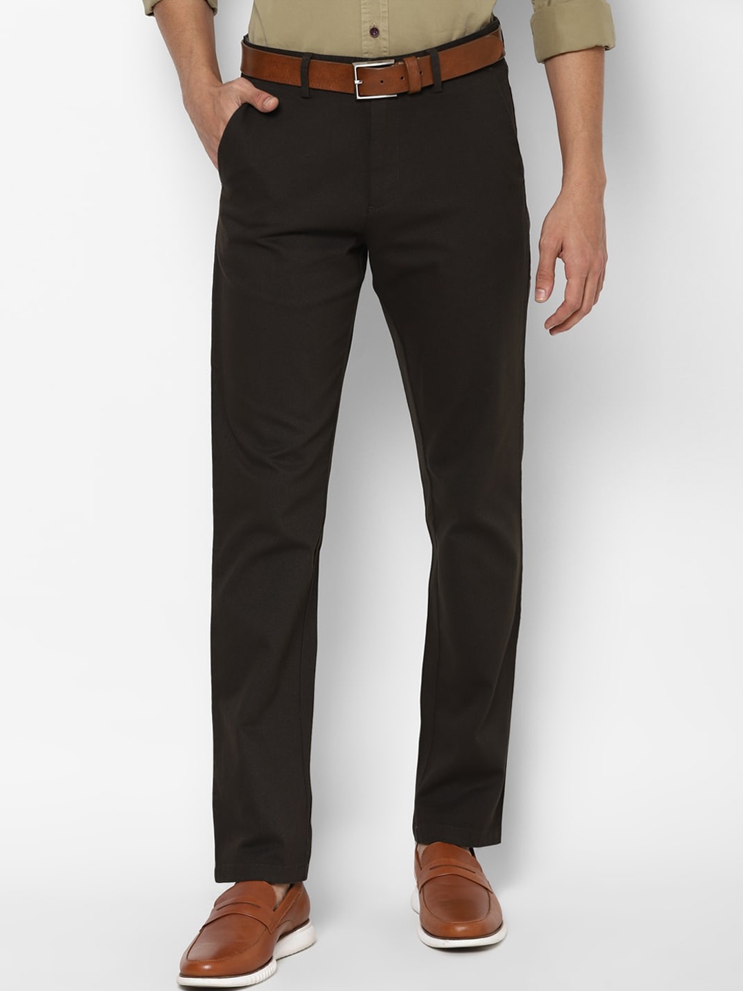 

Allen Solly Men Black Trousers