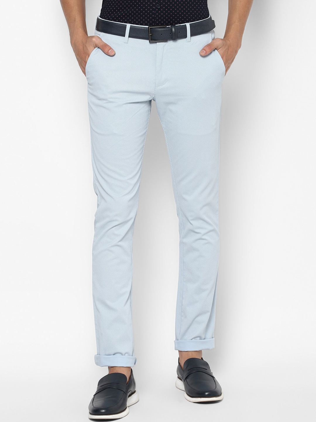 

Allen Solly Men Blue Slim Fit Trousers