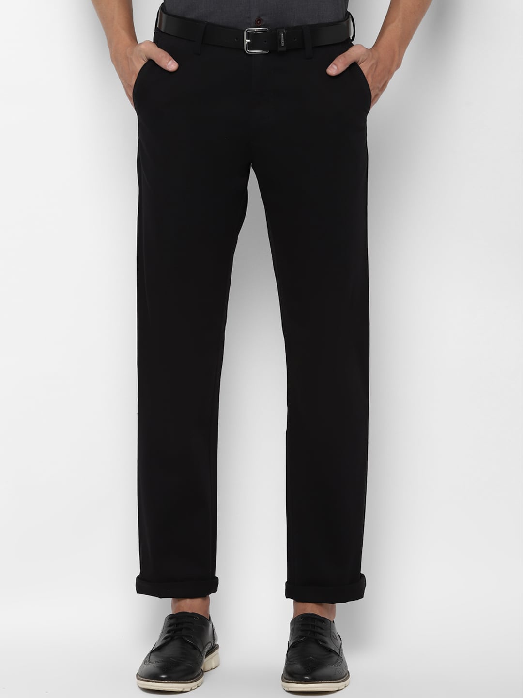 

Allen Solly Men Black Trousers