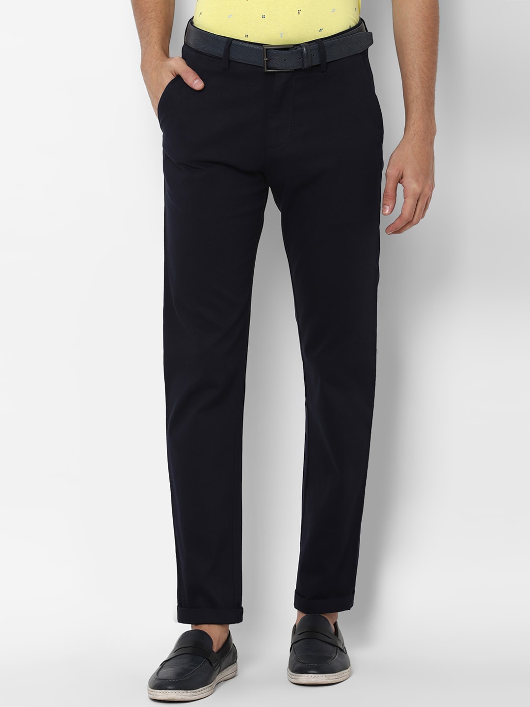 

Allen Solly Men Black Chino Trousers