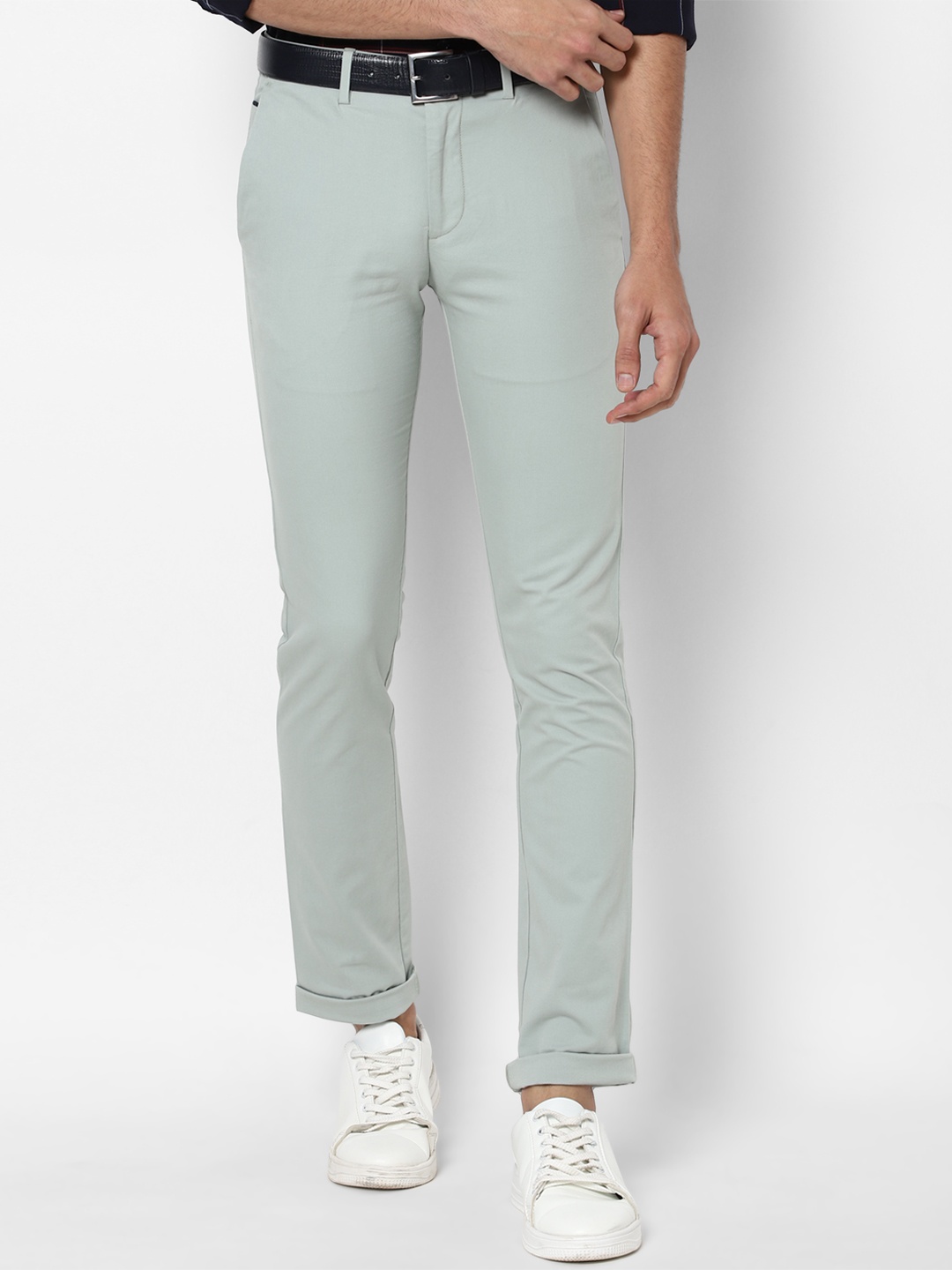 

Allen Solly Men Blue Slim Fit Trousers