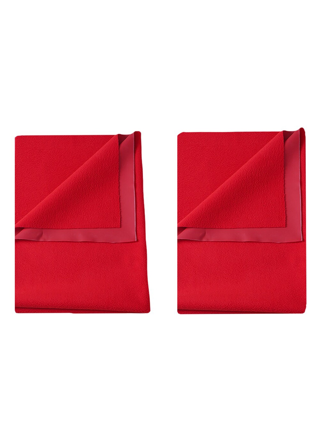 

Enfance Infants Set Of 2 Red Nursery Fast Dry Baby Mats