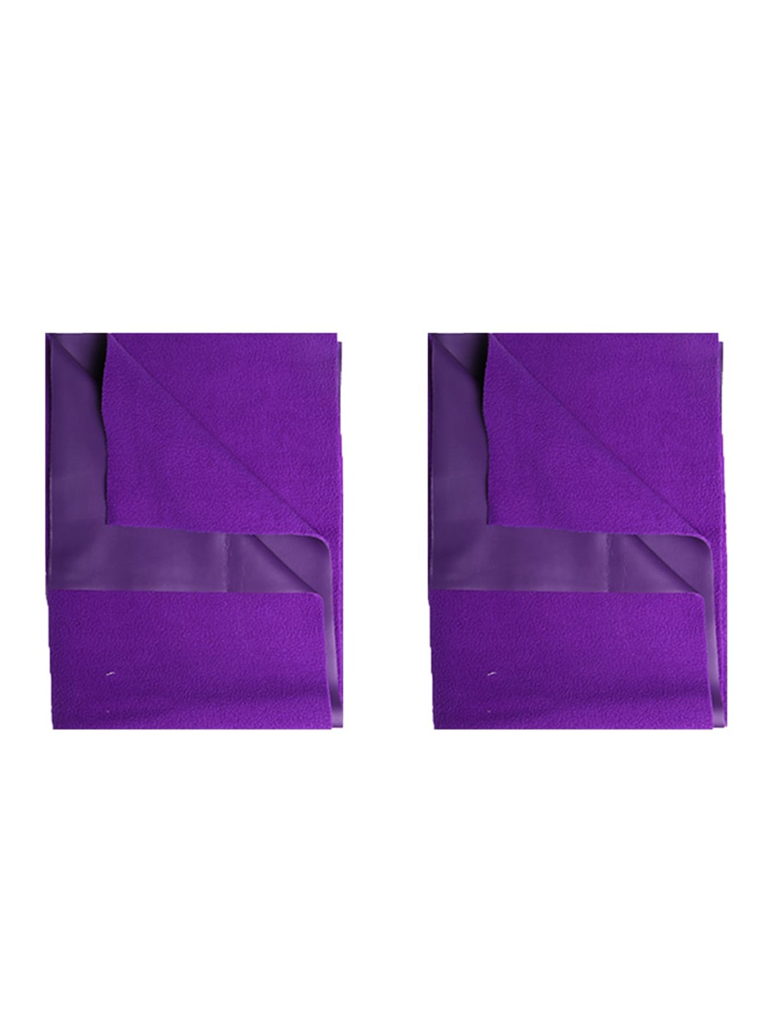 

Enfance Kids Pack Of 2 Purple Solid Water-Resistant Mattress Protectors