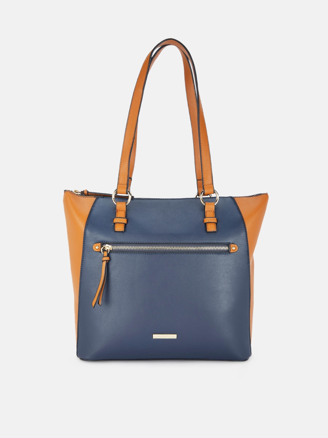 

Forever Glam by Pantaloons Navy Blue Structured Shoulder Bag